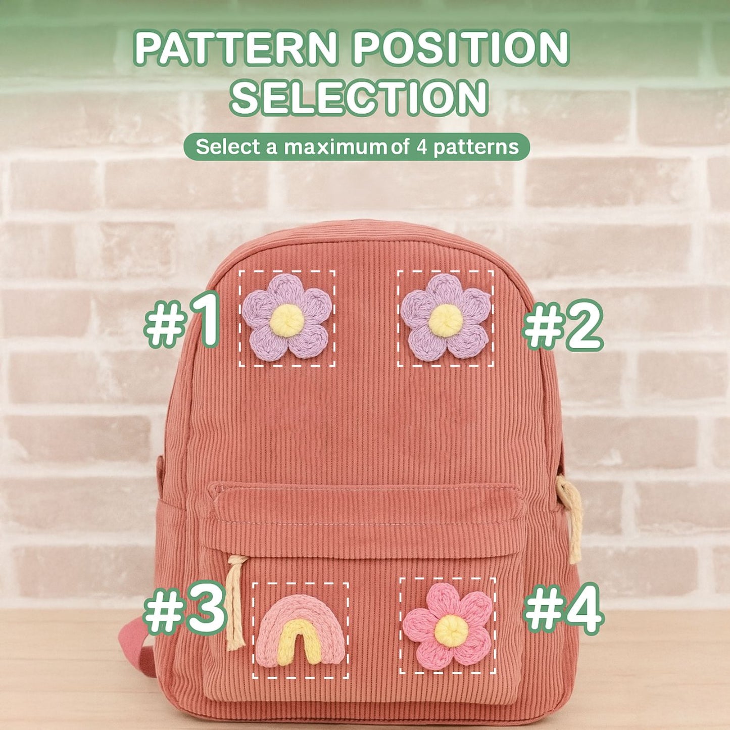 Personalized Toddler Backpack for Girl, Custom Kids Bag with Name, Back To School