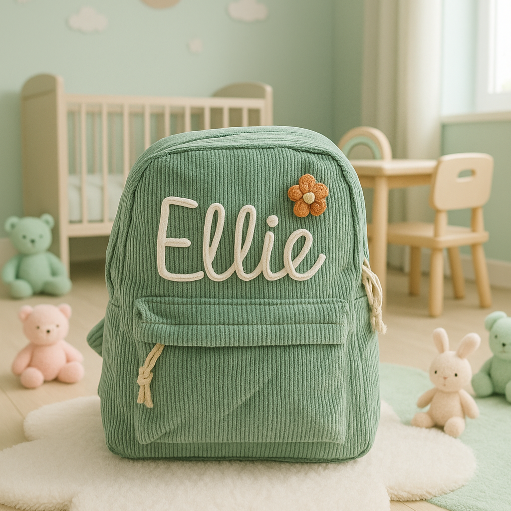 Personalized Toddler Backpack for Girl, Custom Kids Bag with Name, Back To School
