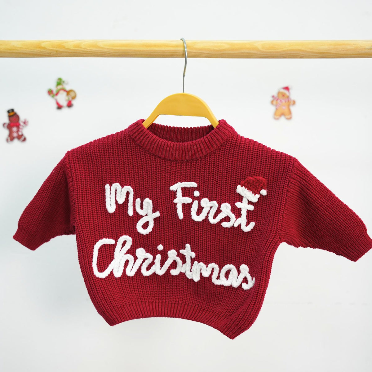 My First Christmas Baby Sweater, Newborn Sweater with Christmas 2025, Santa Baby Sweater, Baby First Christmas, Baby Christmas, Xmas