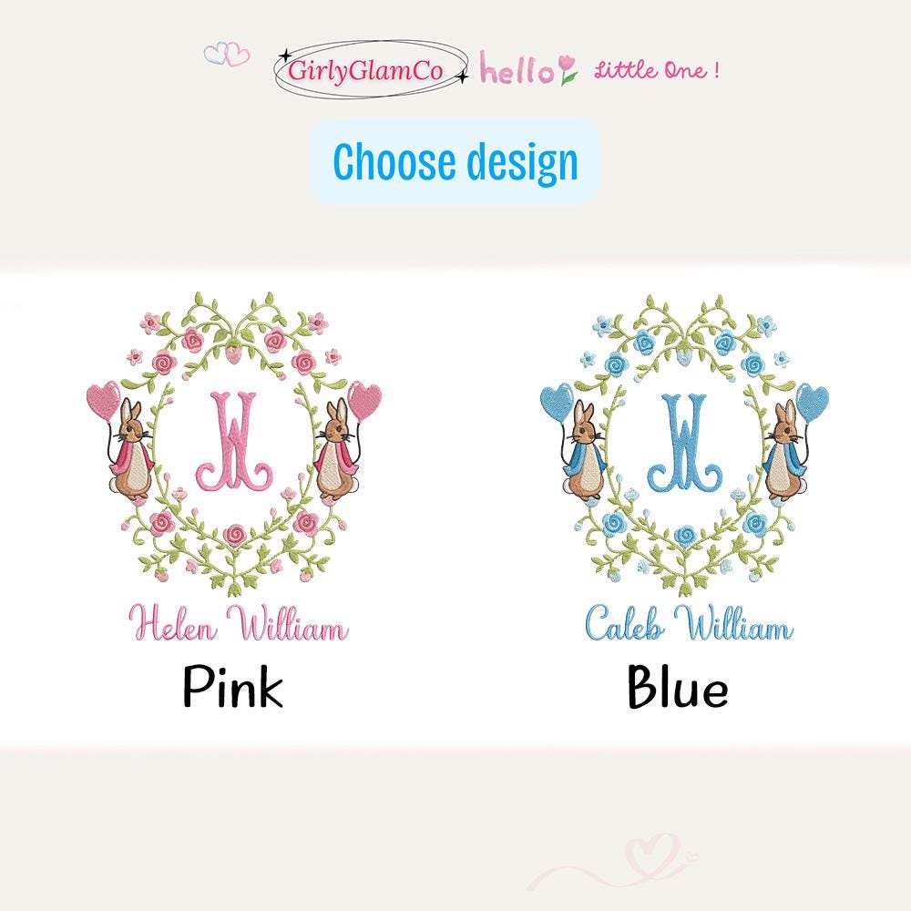 Custom Baby Banner Bunny Baby, Welcome Banner with Bunny Baby, Bows Baby Banner, Hospital Door Sign, Baby Shower Gifts, Newborn Gifts
