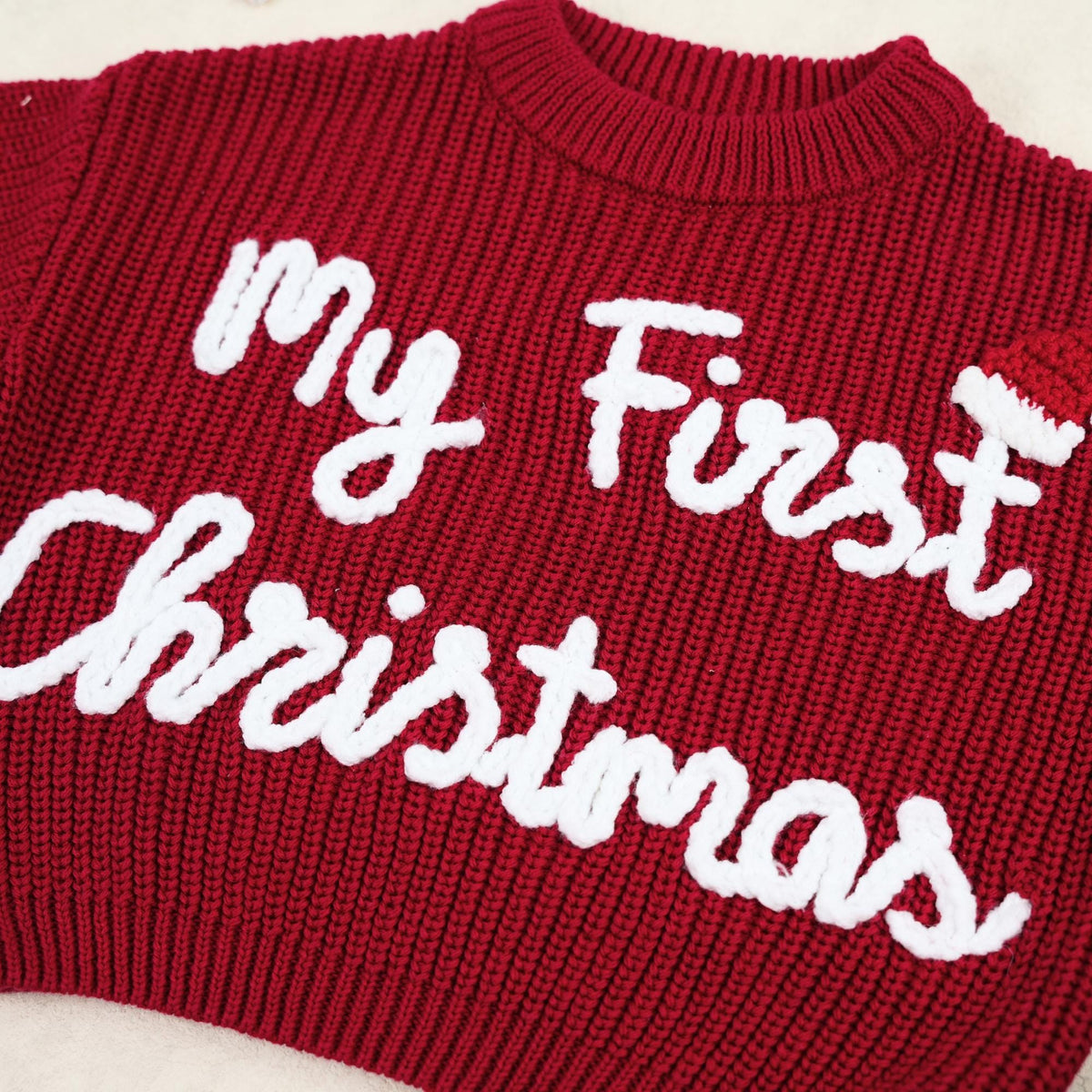 My First Christmas Baby Sweater, Newborn Sweater with Christmas 2025, Santa Baby Sweater, Baby First Christmas, Baby Christmas, Xmas