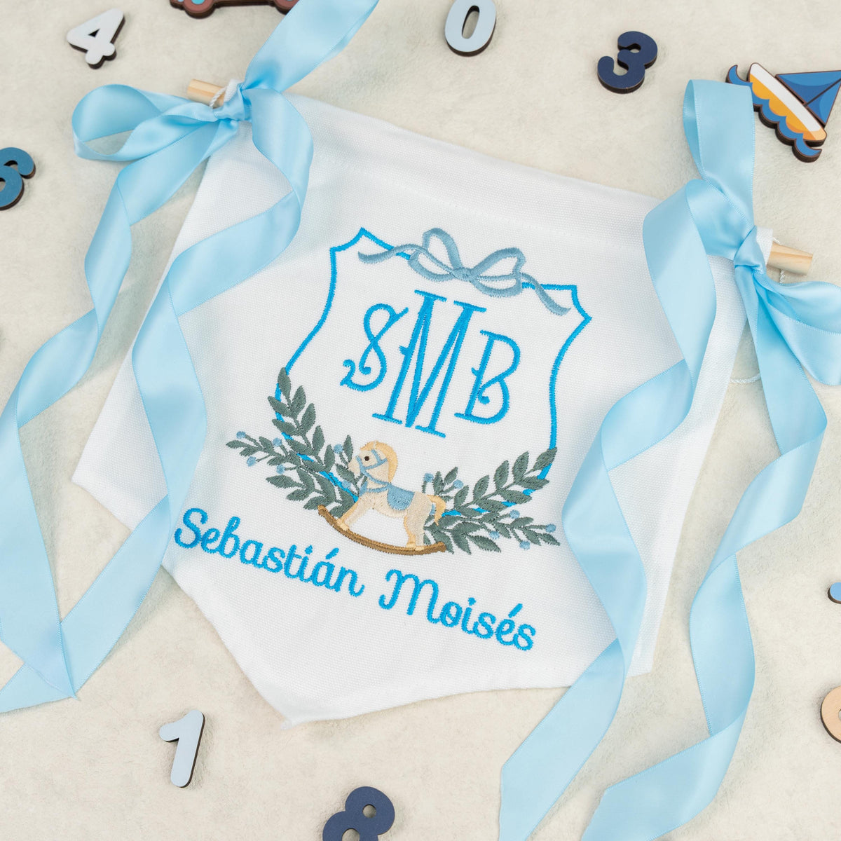 Personalized Baby Birth Announcement Wooden horse, Birth Announcement, Hospital Door Sign,Baby Gift, Baby Shower Gifts