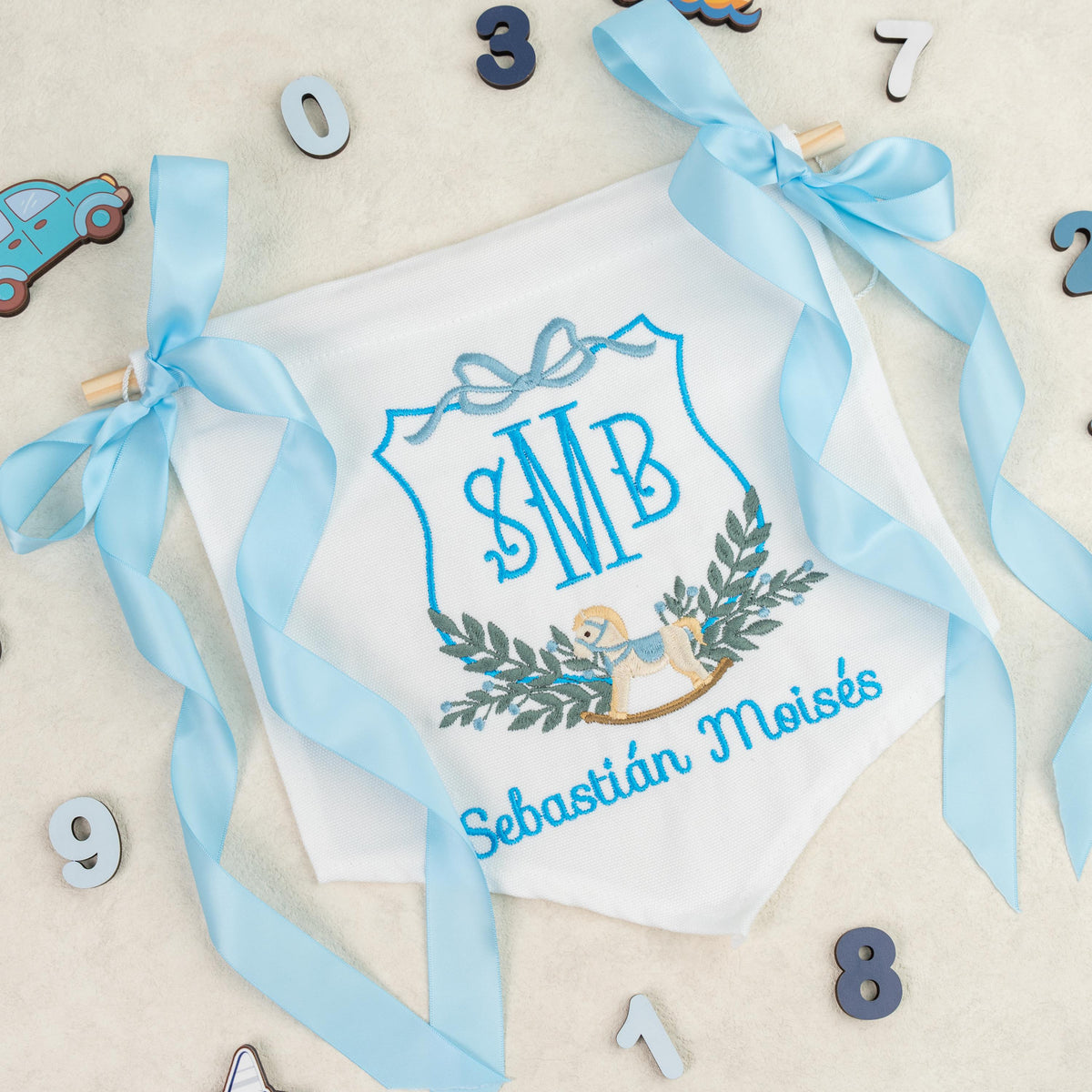 Personalized Baby Birth Announcement Wooden horse, Birth Announcement, Hospital Door Sign,Baby Gift, Baby Shower Gifts
