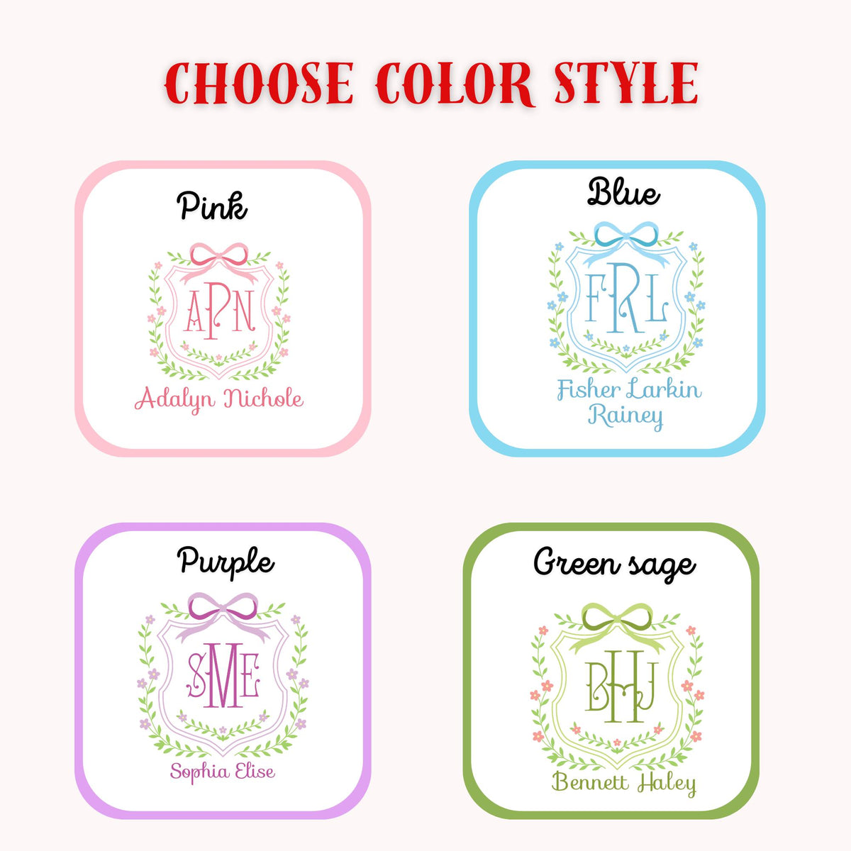 Personalized Baby Name Banner with Floral, Custom Nursery Crib Banner, Embroidered Baby Name Sign,Newborn Photo Prop Decor,Baby Shower Gift