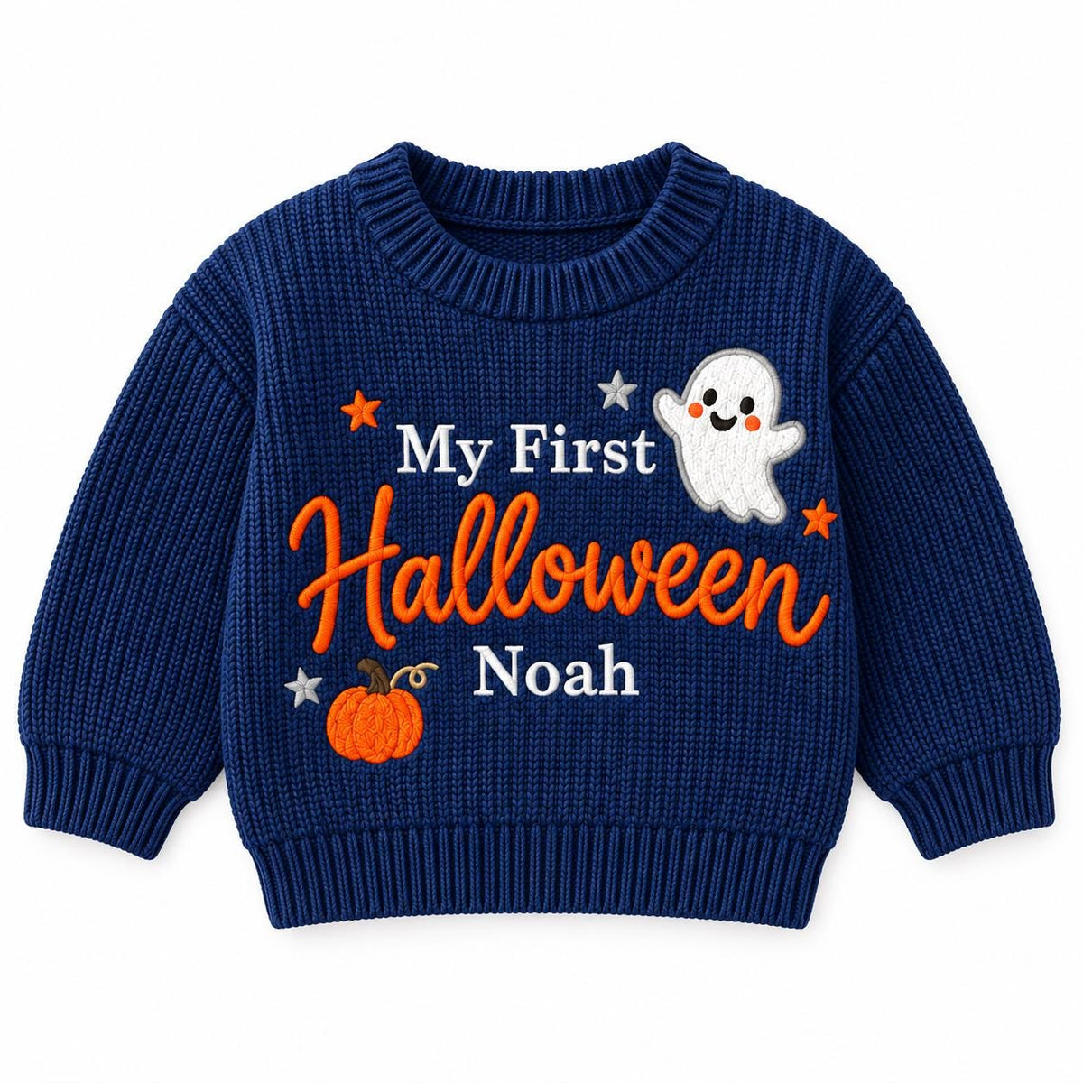 Personalized Halloween Baby Sweater Boo Crew