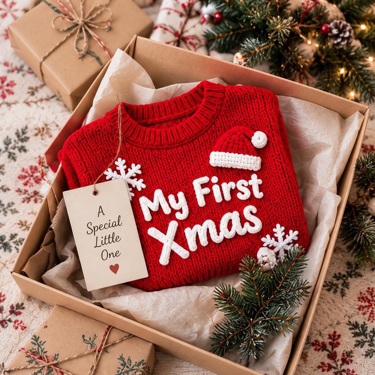 Baby First Christmas Sweater My First Christmas Outfit