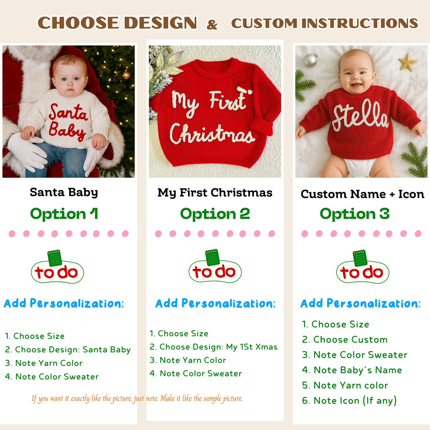 Baby Sweater with Name Merry Christmas 2025, Santa Baby Sweater, Christmas Baby Gifts, Custom Toddler Sweaters, My First Christmas Gift