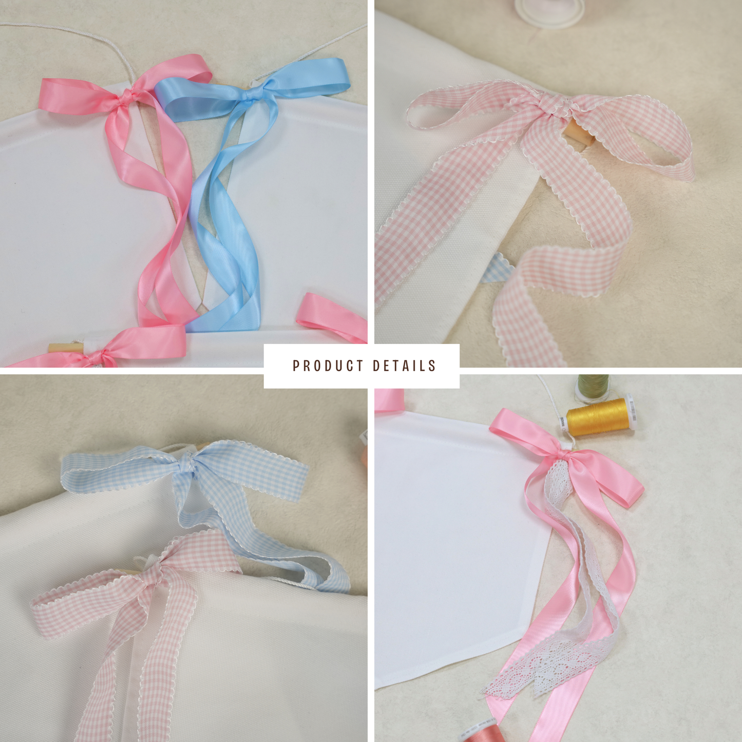 Angel Wreath Monogram – Personalized Baby Banner, Newborn Hospital Door Sign
