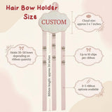 Personalized Bow Holder Embroidered Cloud Hair Bow Organizer