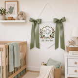 Personalized Mallard Duck Baby Name Banner Hospital Door Decor