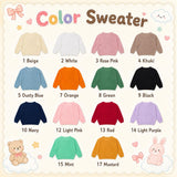 Personalized Baby Boy Sweater with Name Sailboat