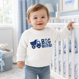 Personalized Dump Truck Big Brother Knit Sweater
