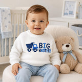 Personalized Dump Truck Big Brother Knit Sweater