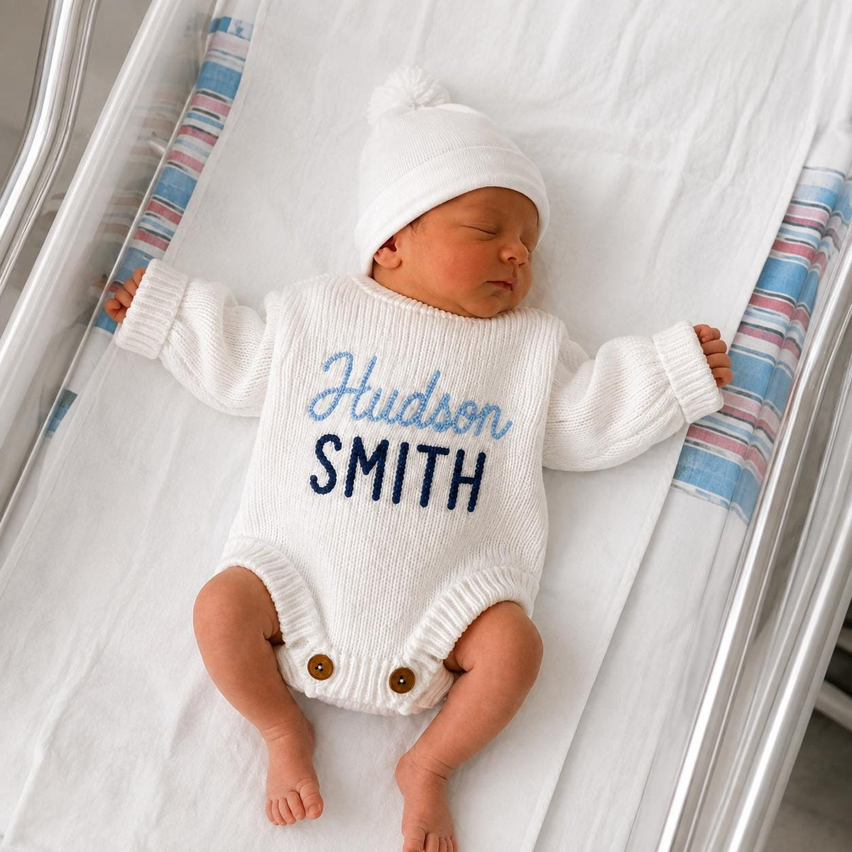 Personalized Baby Romper Custom Embroidered