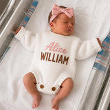 Personalized Baby Romper Custom Embroidered