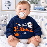 Personalized Halloween Baby Sweater Boo Crew