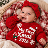 Baby First Christmas Sweater My First Christmas Outfit
