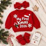 Baby First Christmas Sweater My First Christmas Outfit