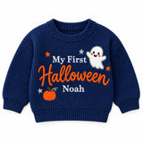 Personalized Halloween Baby Sweater Boo Crew